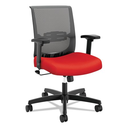 HON Convergence Mid-Back Task Chair with Swivel-Tilt Control, Red/Black HONCMZ1ACU67
